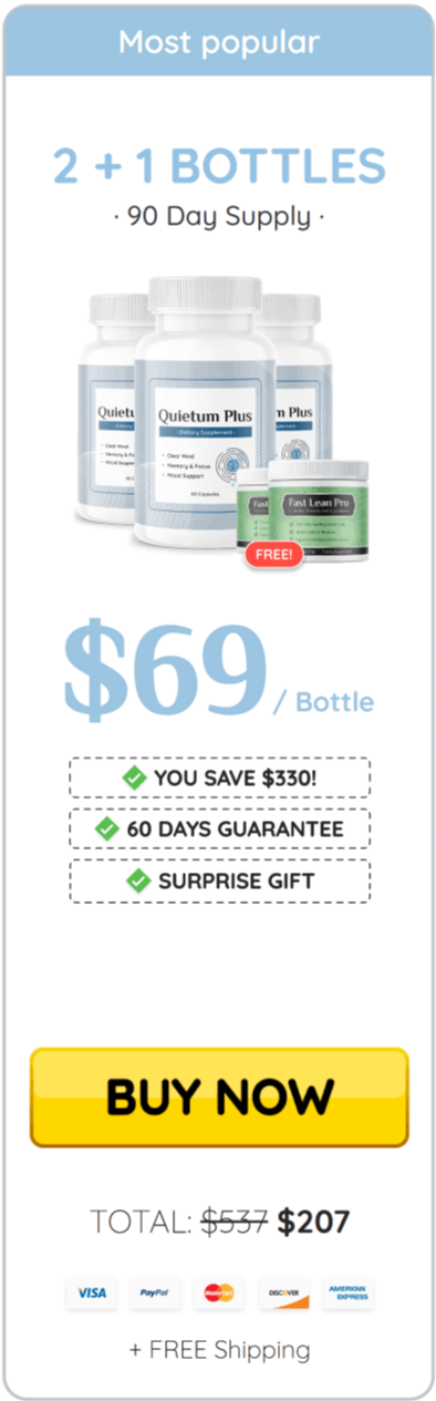 Quietum Plus offer price